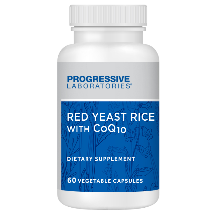 Red Yeast Rice w/CoQ10, 60 Capsules , Brand_Progressive Labs capsules Form_Capsules Requires Consultation Size_60 Capsules