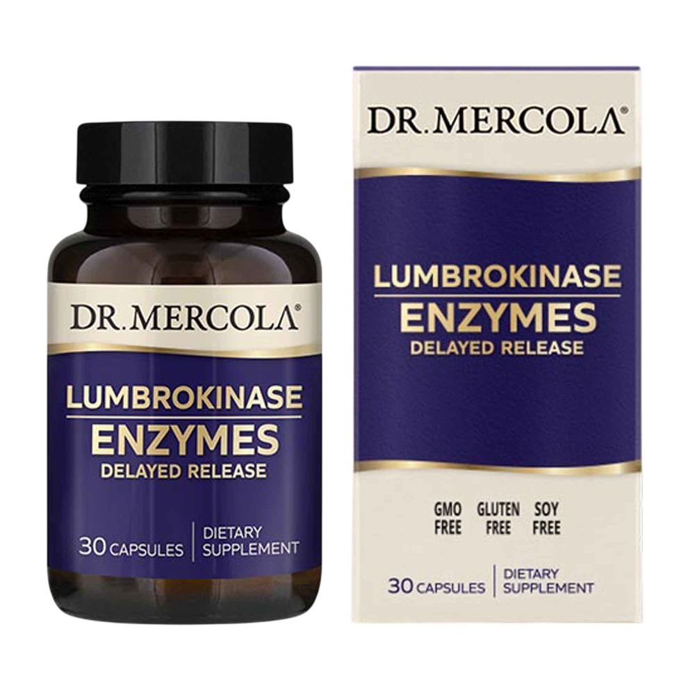 Lumbrokinase enzymes, 40mg, 30 caps