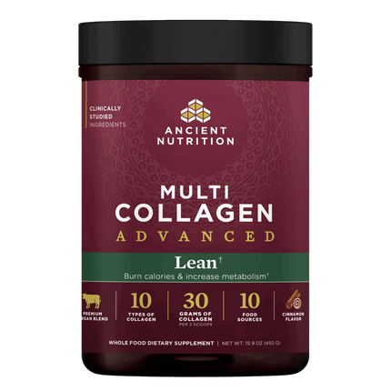 Ancient Nutrition Multi Collagen Advanced Lean, Cinnamon - front