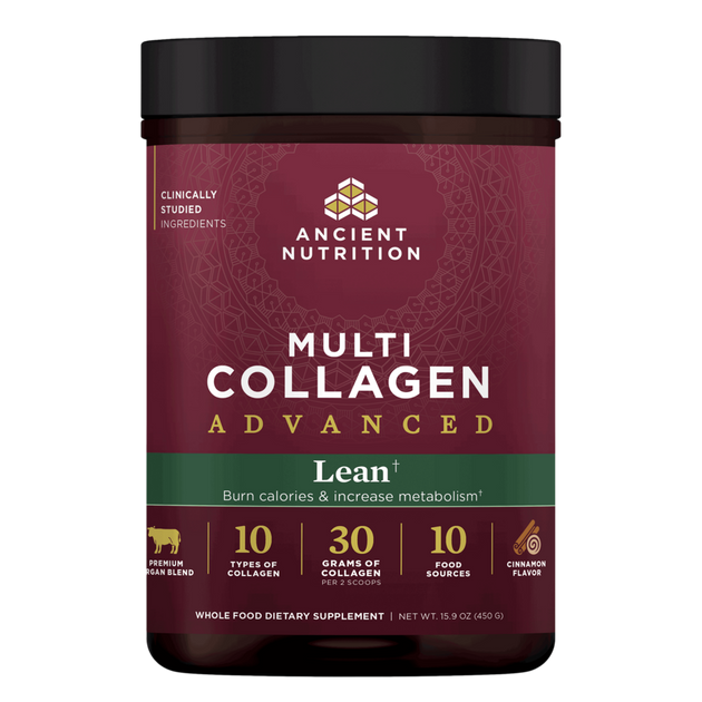 Ancient Nutrition Multi Collagen Advanced Lean, Cinnamon - front