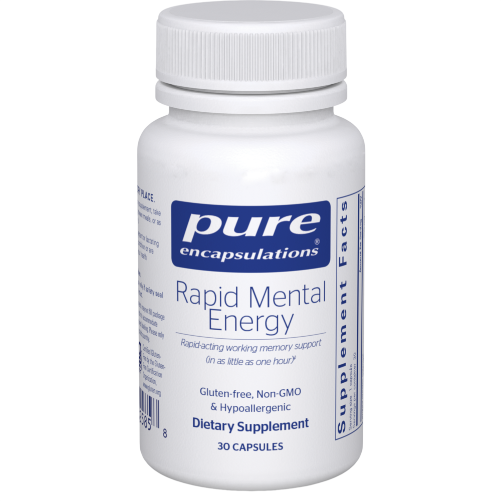 Rapid Mental Energy, 30 Capsules , Brand_Pure Encapsulations Form_Capsules Requires Consultation Size_30 Capsules