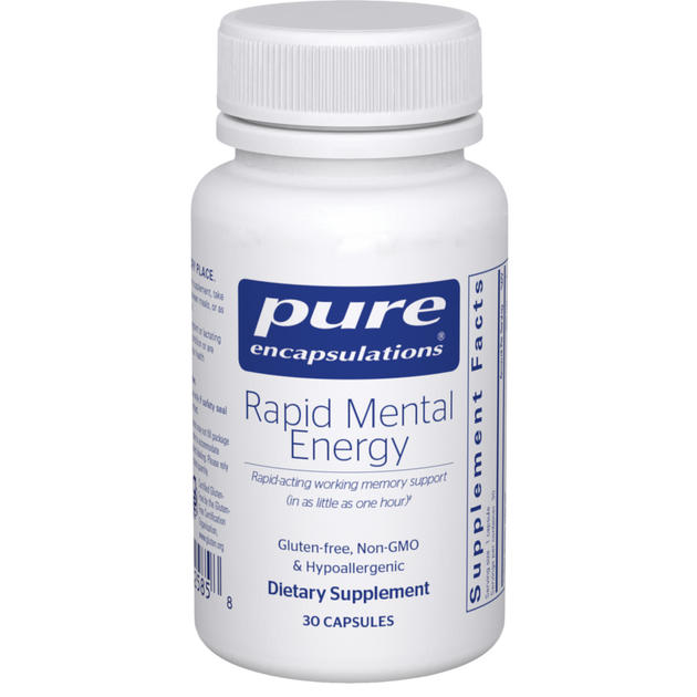 Rapid Mental Energy, 30 Capsules , Brand_Pure Encapsulations Form_Capsules Requires Consultation Size_30 Capsules