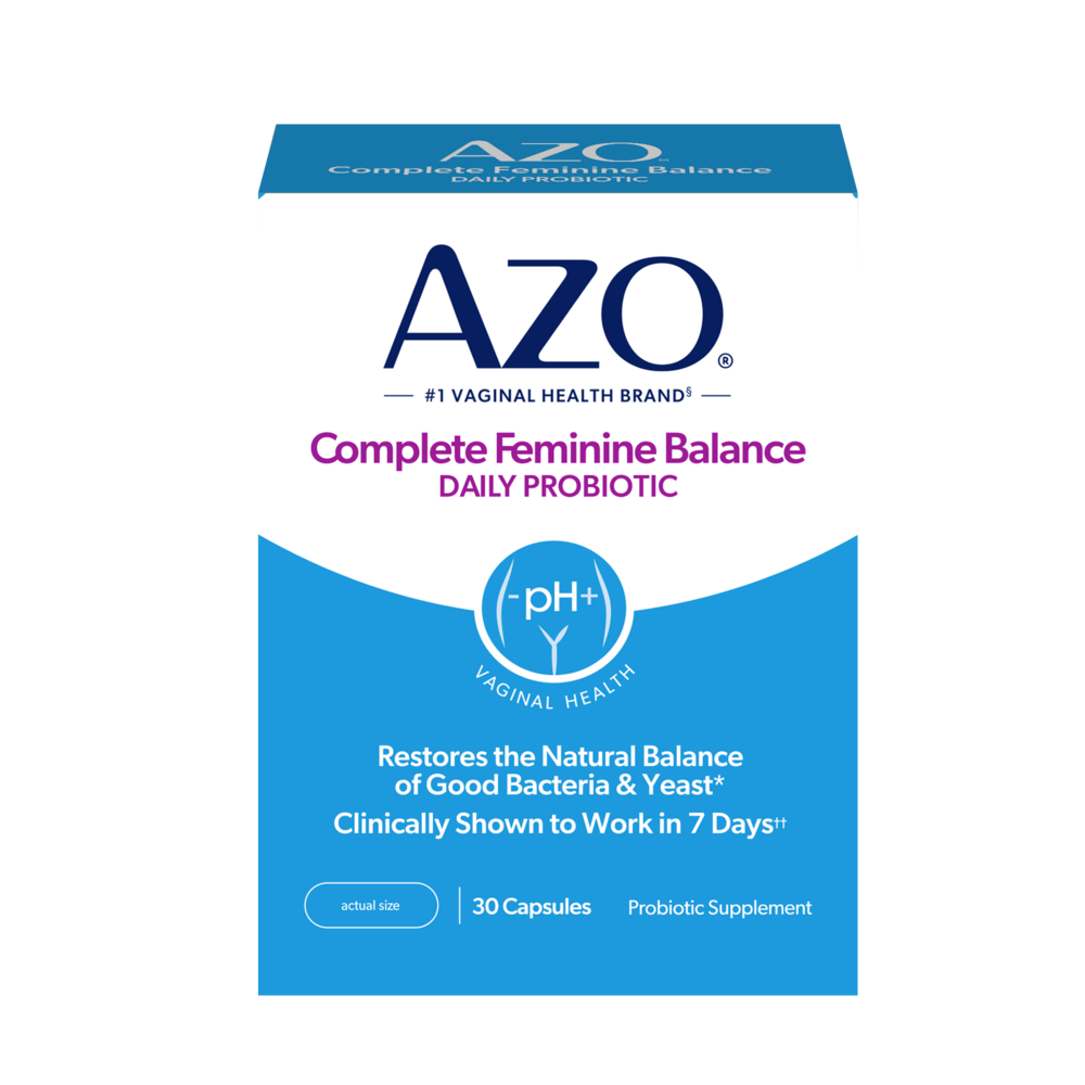 Azo Complete Feminine Balance, 30 Capsules