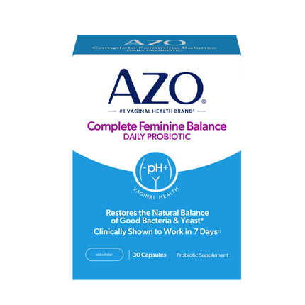 Azo Complete Feminine Balance, 30 Capsules