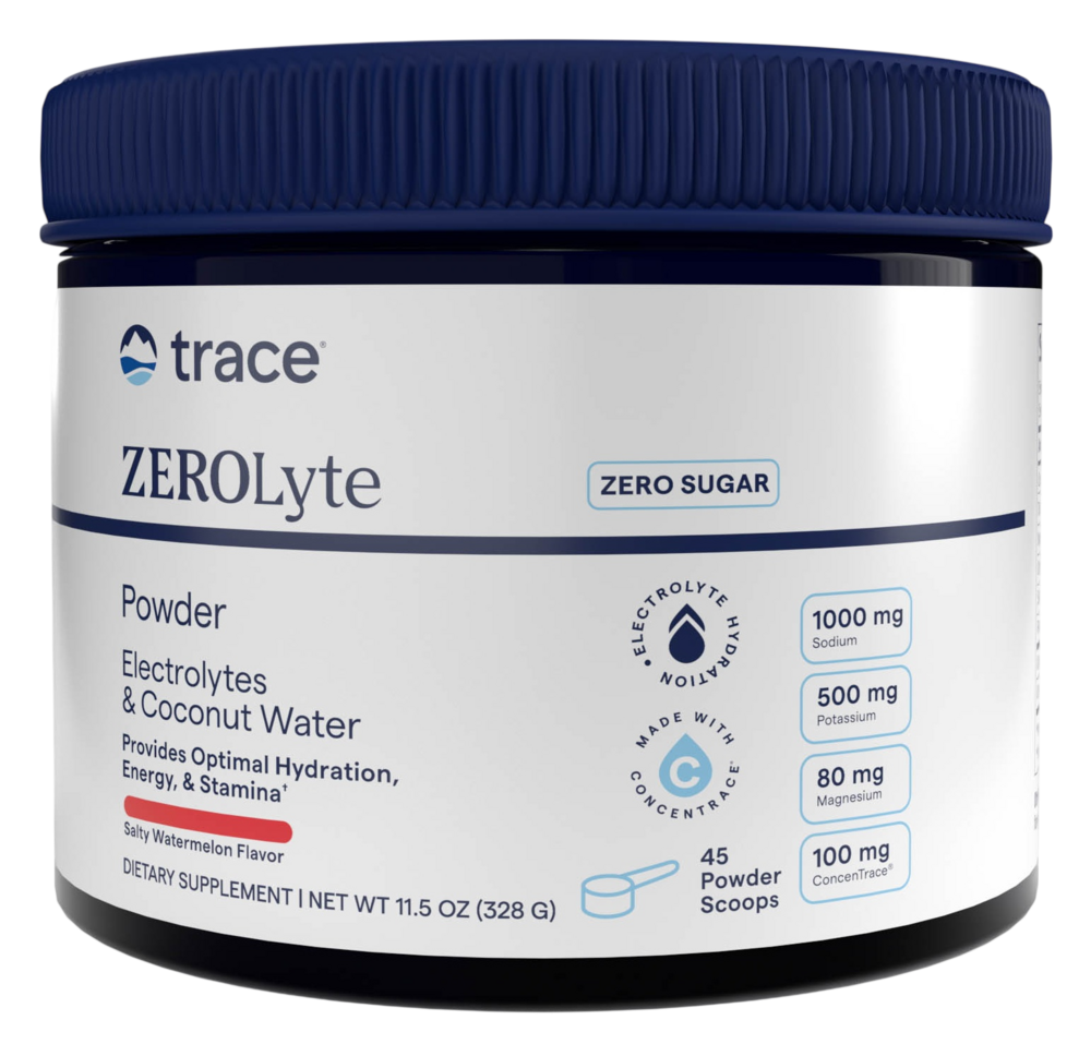 ZEROLyte Electrolytes & Coconut Water Powder, Salty Watermelon, 328 g Powder