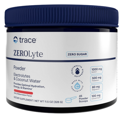 ZEROLyte Electrolytes & Coconut Water Powder, Salty Watermelon, 328 g Powder