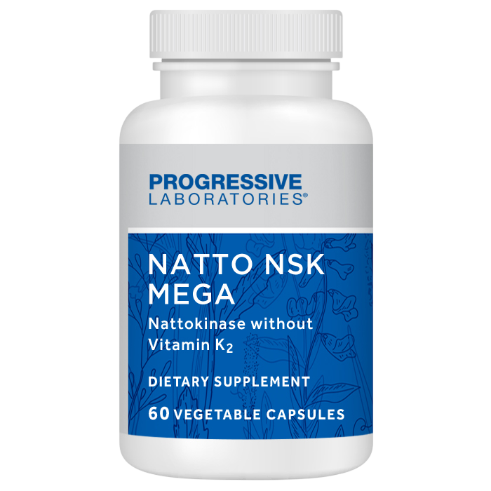 Natto NSK Mega 20,000FU, 60 Capsules , Brand_Progressive Labs capsules Form_Capsules Requires Consultation Size_60 Capsules