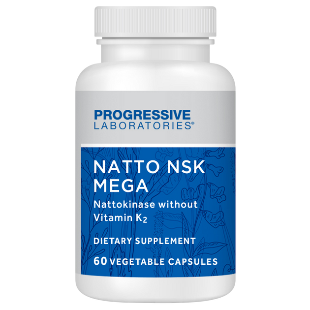 Natto NSK Mega 20,000FU, 60 Capsules , Brand_Progressive Labs capsules Form_Capsules Requires Consultation Size_60 Capsules