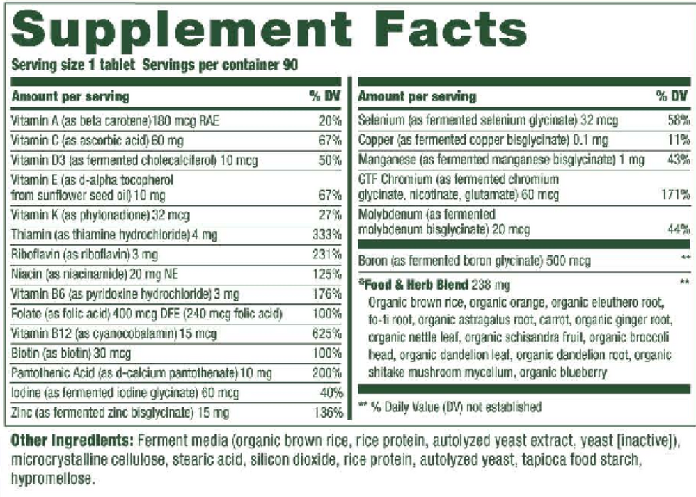 Men's One Daily, 90 Tablets