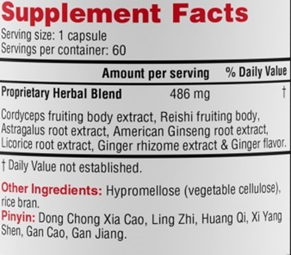 CordySeng, 60 Capsules