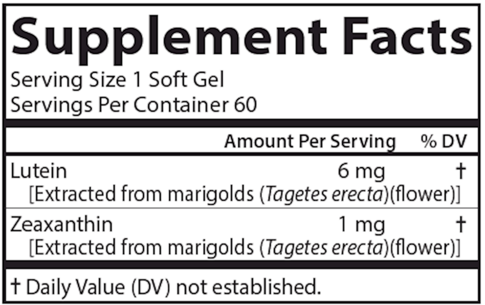 Lutein, 60 Softgels