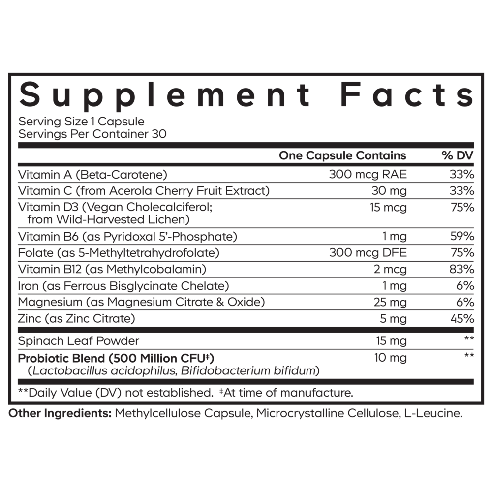 Teen Multivitamin, 30 Capsules