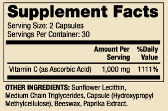 Liposomal Vitamin C, 60 Capsules
