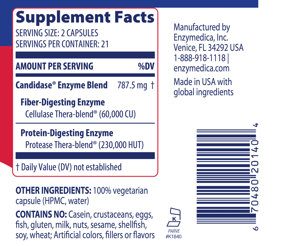 Candidase, 42 Capsules
