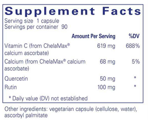 Ester-C® & Flavonoids, 90 Capsules , Brand_Pure Encapsulations Form_Capsules Requires Consultation Size_90 Capsules