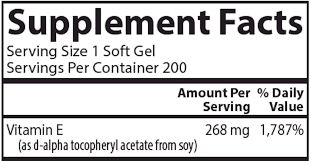 E-Gems® 400IU, 200 Softgels