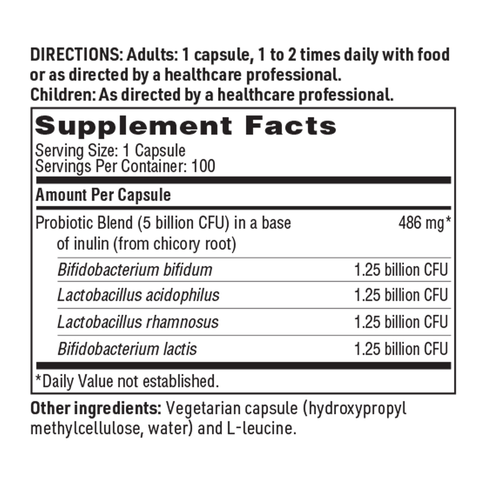 Vital-Plex Probiotic, 100 Capsules