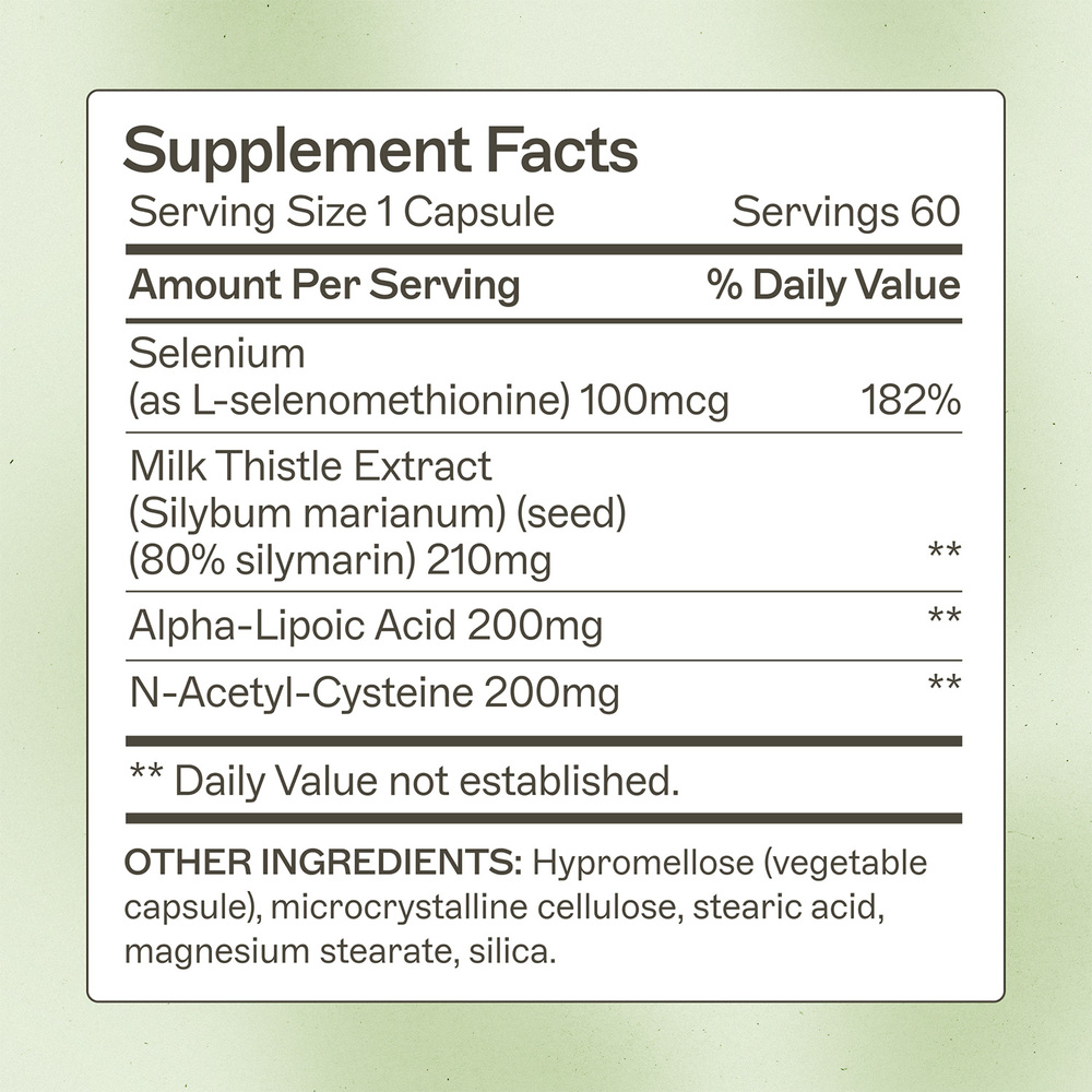 Amy Myers MD Liver Support - supplement facts