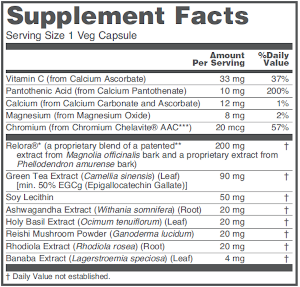 Adrenal Cortisol Support, 90 Capsules , Brand_Protocol for Life Balance capsules Form_Capsules Requires Consultation Size_90 Capsules