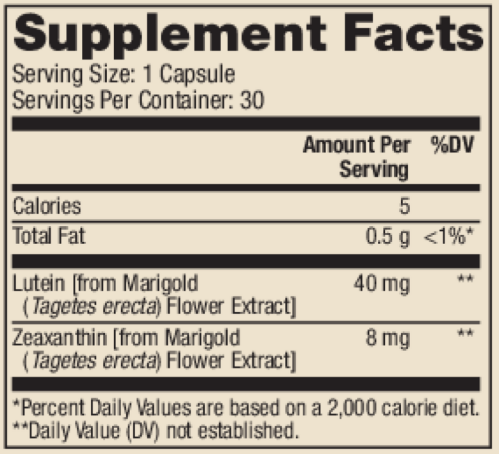 Lutein, 30 Capsules