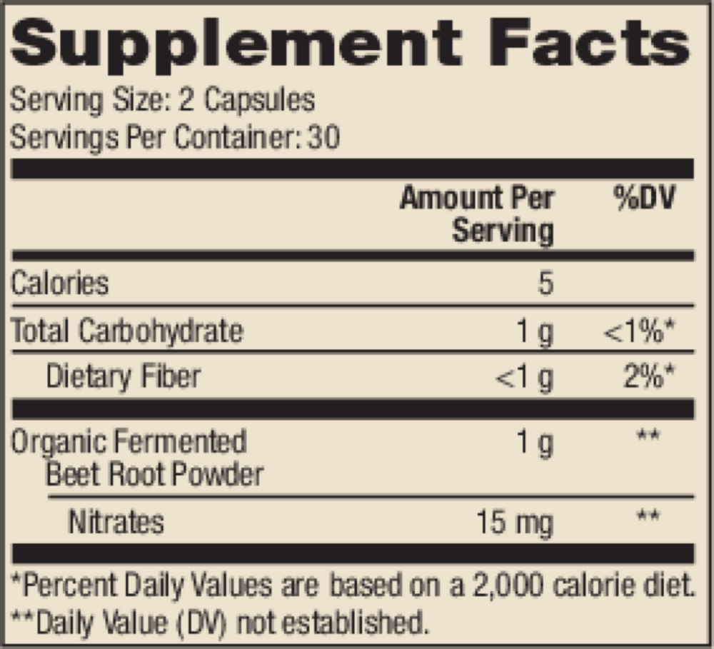 Organic Fermented Beets, 60 Capsules