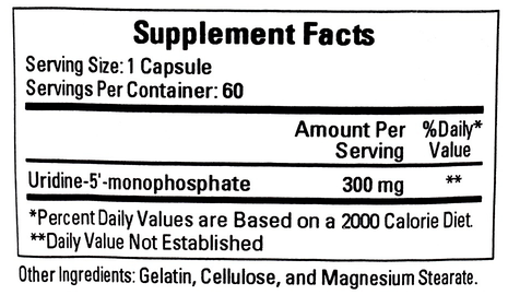 Uridine-300, 60 Capsules