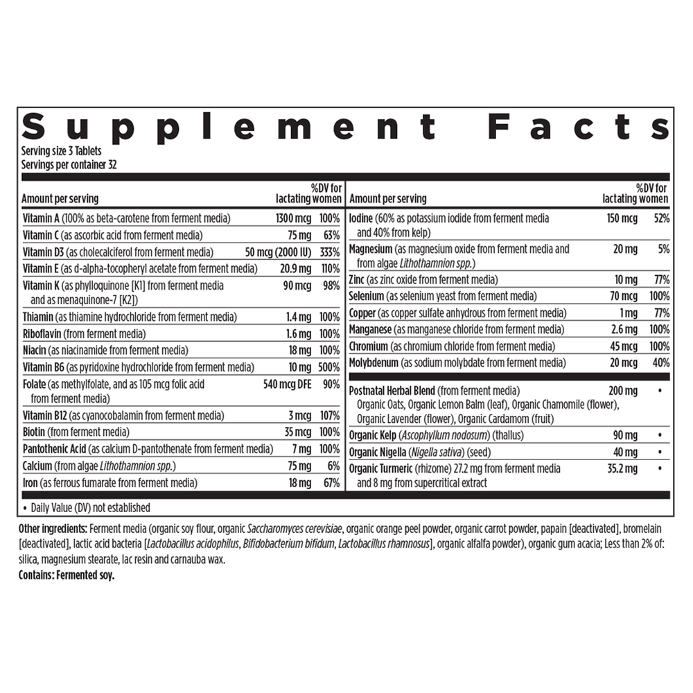 Perfect Postnatal™, 96 tablets