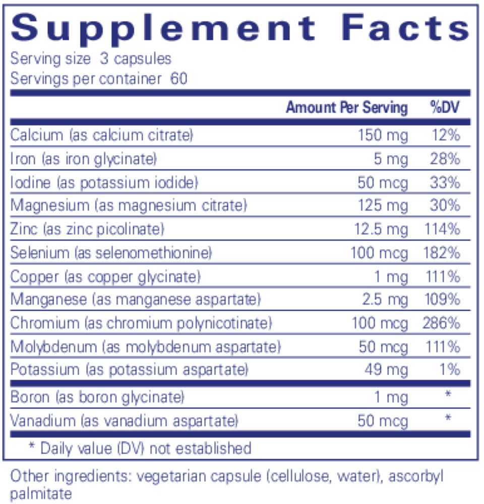Mineral 650, 180 Capsules , Brand_Pure Encapsulations caps Emersons