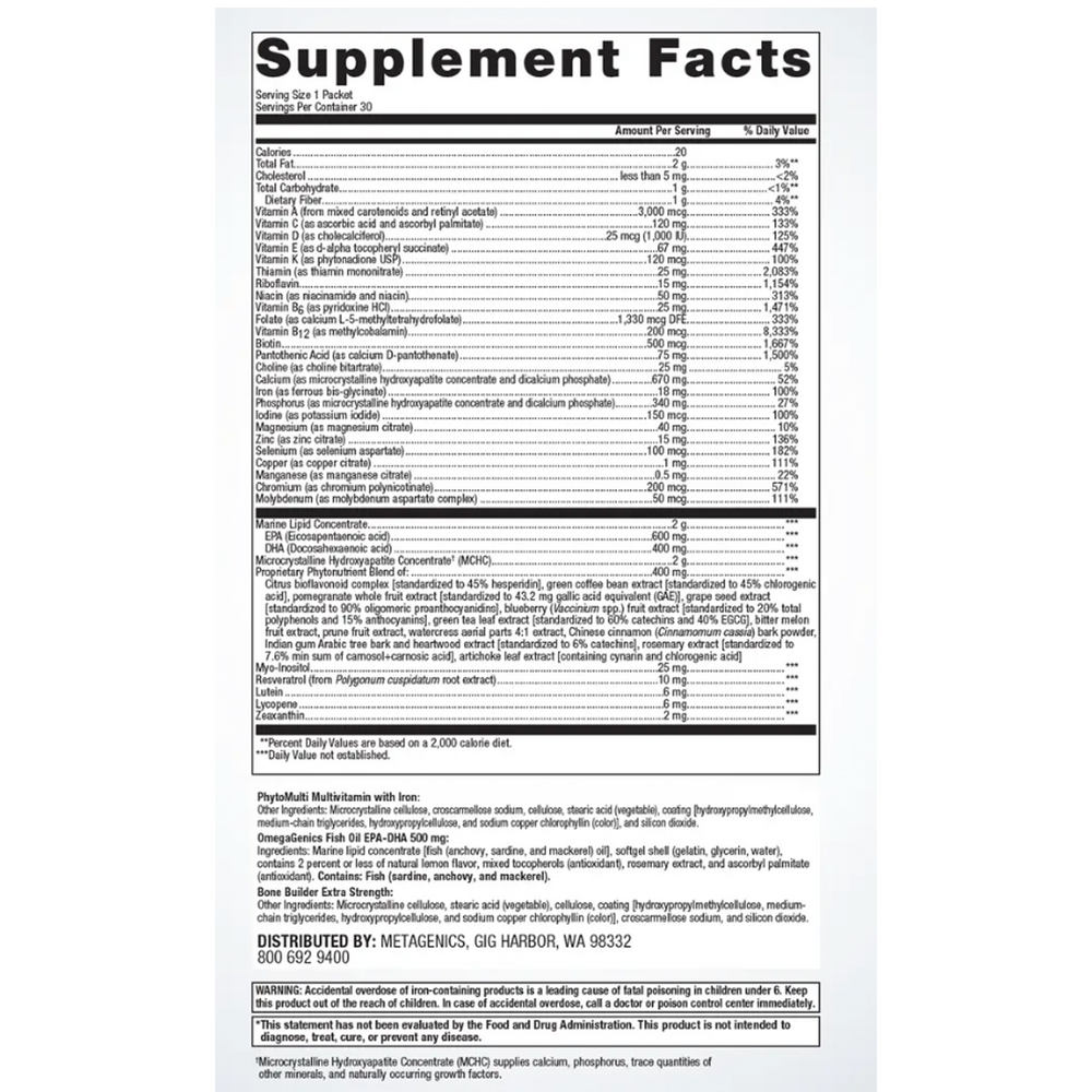 Wellness Essentials® Women, 30 Packets , Emersons Emersons-Alt Form_Packets