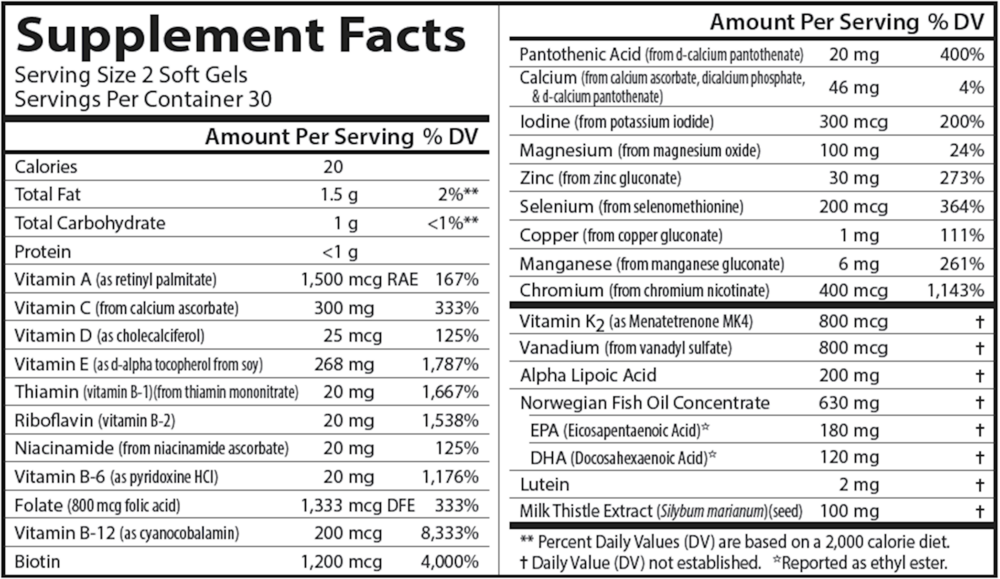 Nutra Support® Diabetes, 60 Softgels
