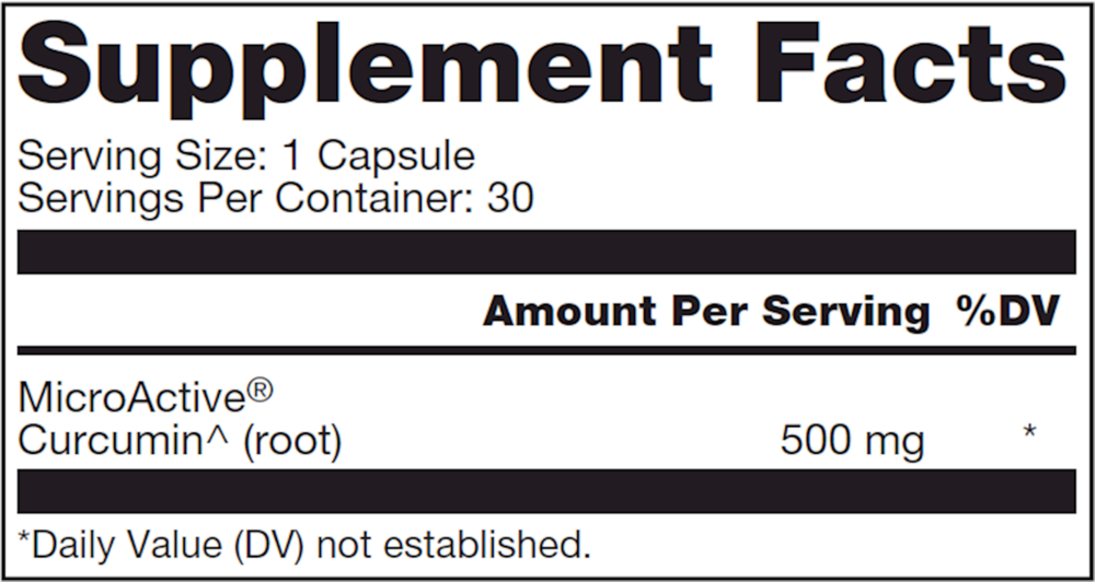 Curcumin Advanced 500mg, 30 Capsules