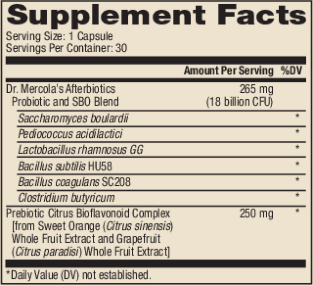 Complete Afterbiotics, 30 Capsules
