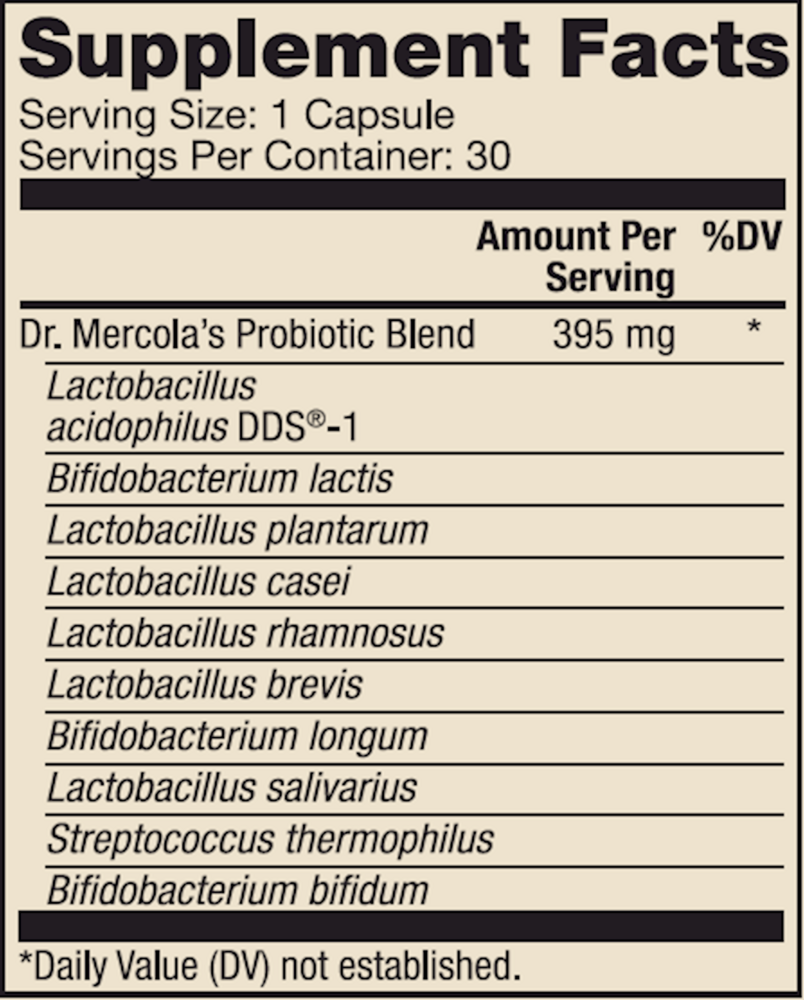 Complete Probiotics 100 Bill CFU, 30 Capsules