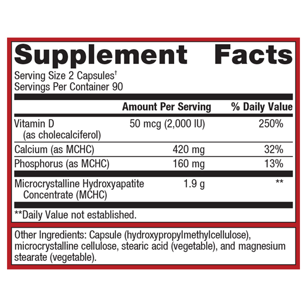 Bone Builder® Forte, 180 Capsules , caps Emersons Emersons-Alt Form_Capsules