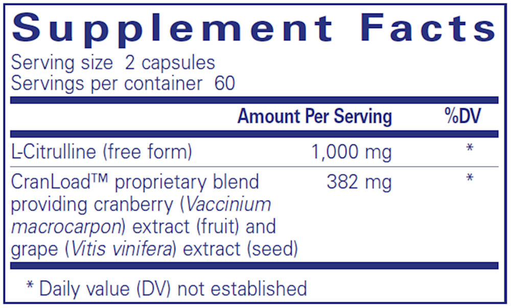 Nitric Oxide Ultra, 120 Capsules , Brand_Pure Encapsulations caps Emersons