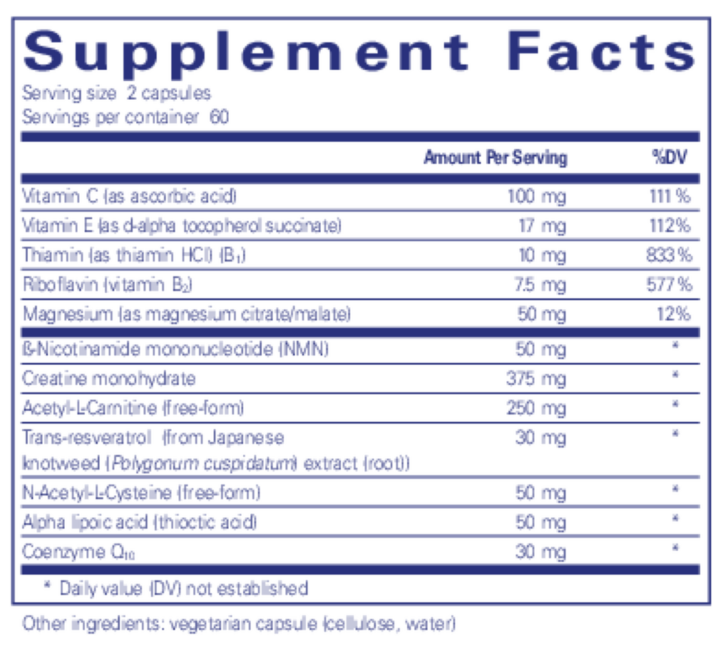 Mitochondria-ATP, 120 Capsules , Brand_Pure Encapsulations caps Emersons
