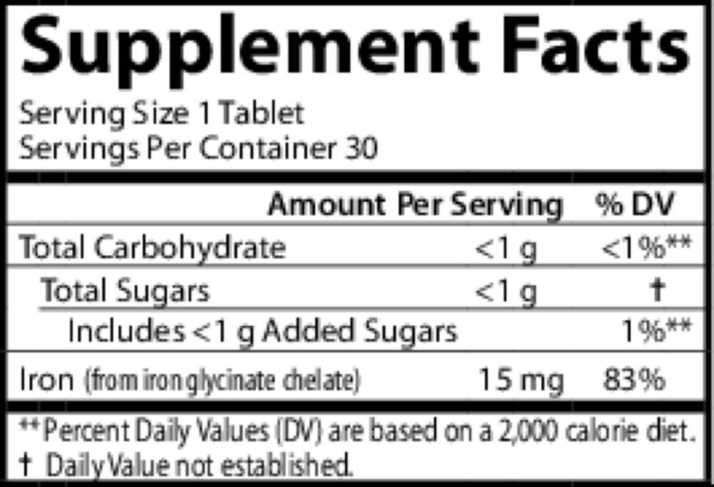 Kid's Chewable Iron, 30 Tablets