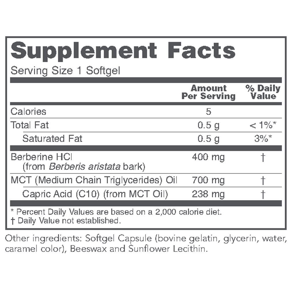 Glucose Management w/ Berberine HCL, 90 Softgel Capsules , Brand_Protocol for Life Balance Form_Softgels Requires Consultation Size_90 Softgel Capsules softgels