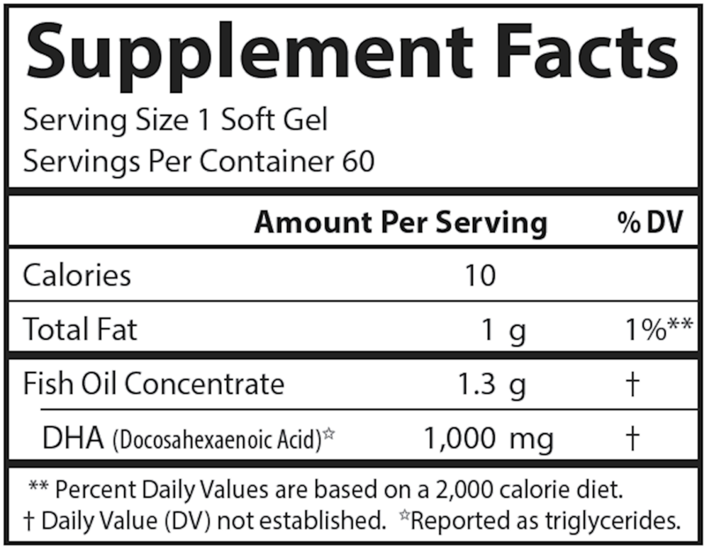 Elite DHA Gems, 60 Softgels