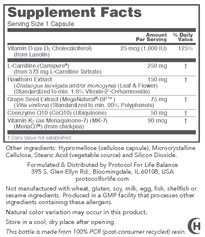 Clinical Cardio-6, 90 Capsules , Brand_Protocol for Life Balance capsules Form_Capsules Requires Consultation Size_90 Capsules