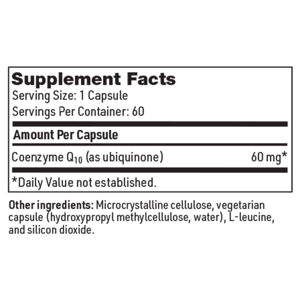 CoQ10 60mg, 60 Capsules