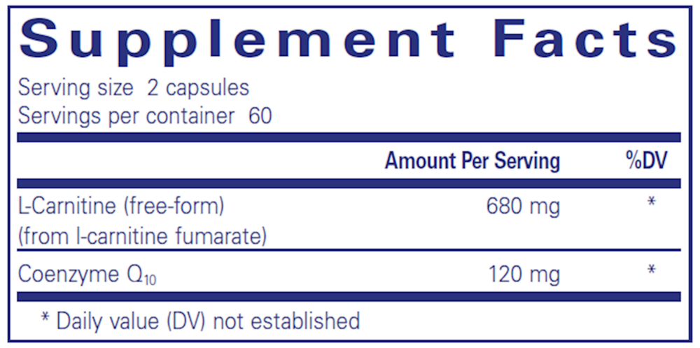 Coq10 l-Carnitine fumarate , Pure