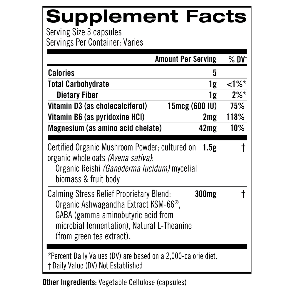 Relax Mushroom Capsules, 90 capsules , Form_Capsules