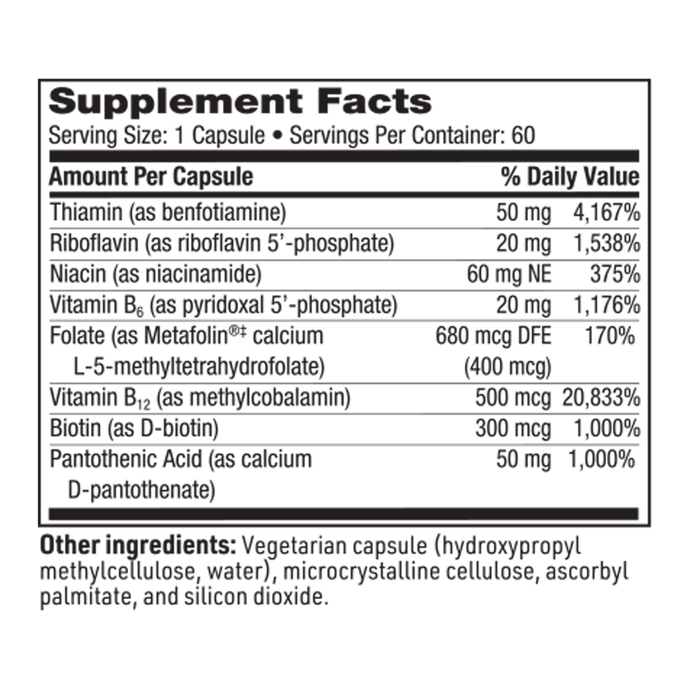 Active B Complex™, 60 Capsules