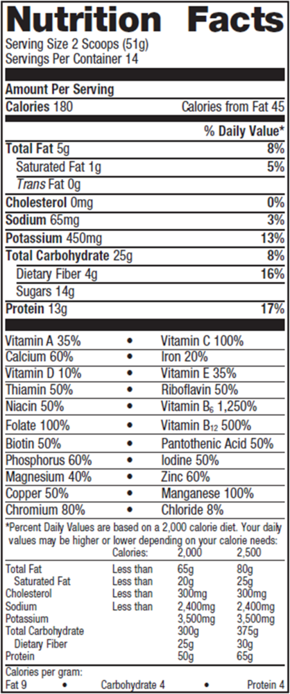 UltraMeal® Rice, Chocolate Flavor, 14 Servings, 25.67 Oz (728 g) Powder , Emersons Emersons-Alt Form_Powder powder