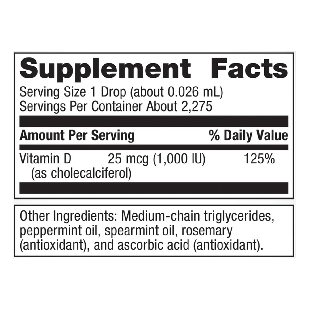 D3 Liquid, 2 Fl Oz (60 mL) Liquid , Emersons Form_Liquid liquid