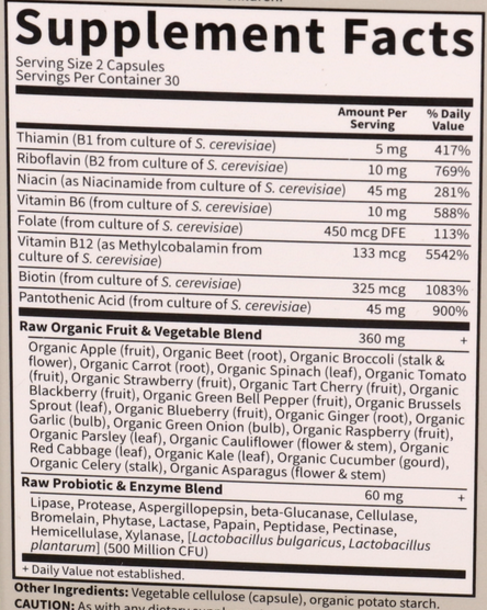 Vitamin Code® RAW B-Complex, 60 Vegan Capsules