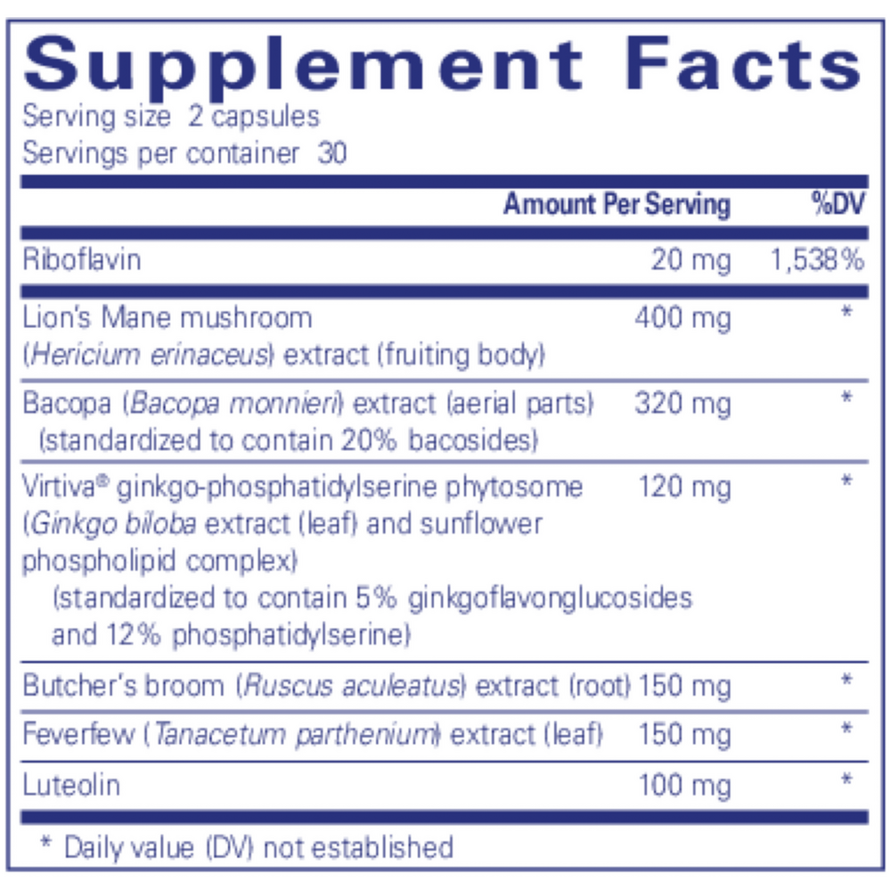 Brain Reset™, 60 Capsules , Brand_Pure Encapsulations Form_Capsules Requires Consultation Size_60 Capsules