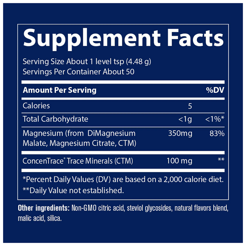 Stress-X Magnesium Powder, Raspberry Lemon, 240 g Powder