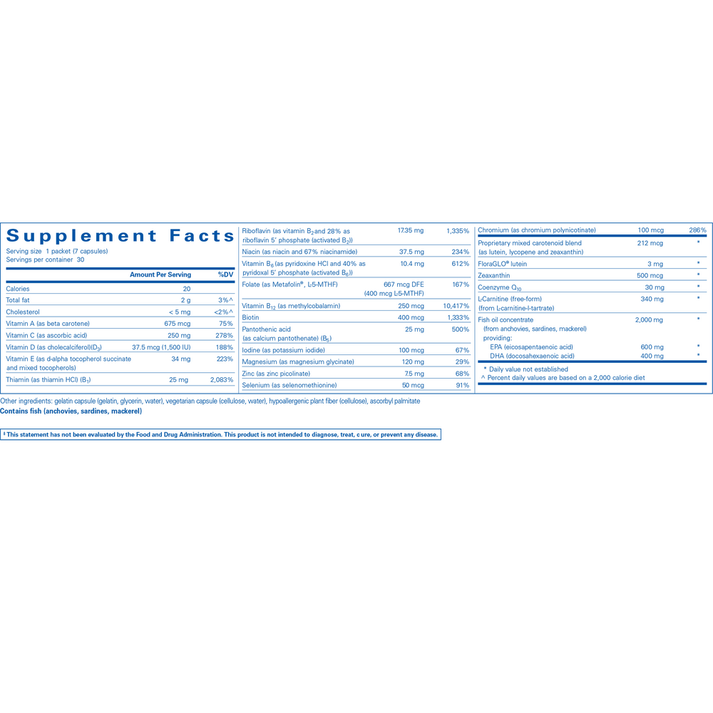 Energize Plus Pure Pack, 30 Packets , Brand_Pure Encapsulations Emersons